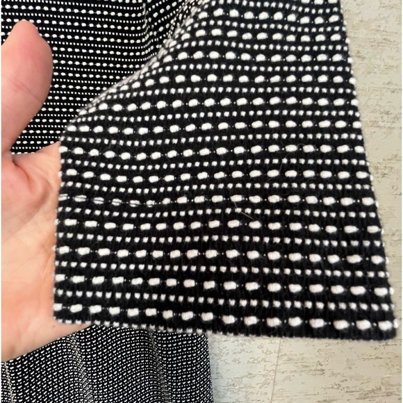 LOFT Textured Swing Dress 3/4 Sleeve Back Buttons Large P - Picture 7 of 16